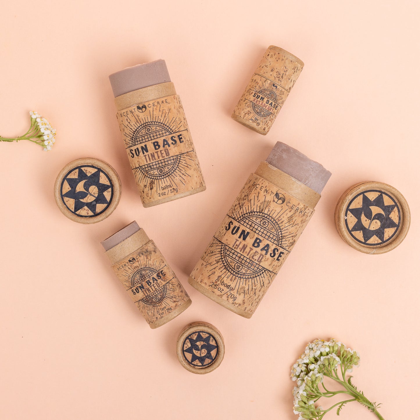 Sun Base Tinted Face Balm | Smooth Mineral Glow Stick | Zero Waste Push-Up
