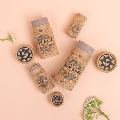 Sun Base Tinted Face Balm | Smooth Mineral Glow Stick | Zero Waste Push-Up