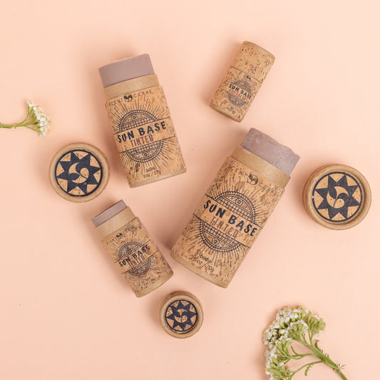 Sun Base Tinted Face Balm | Smooth Mineral Glow Stick | Zero Waste Push-Up