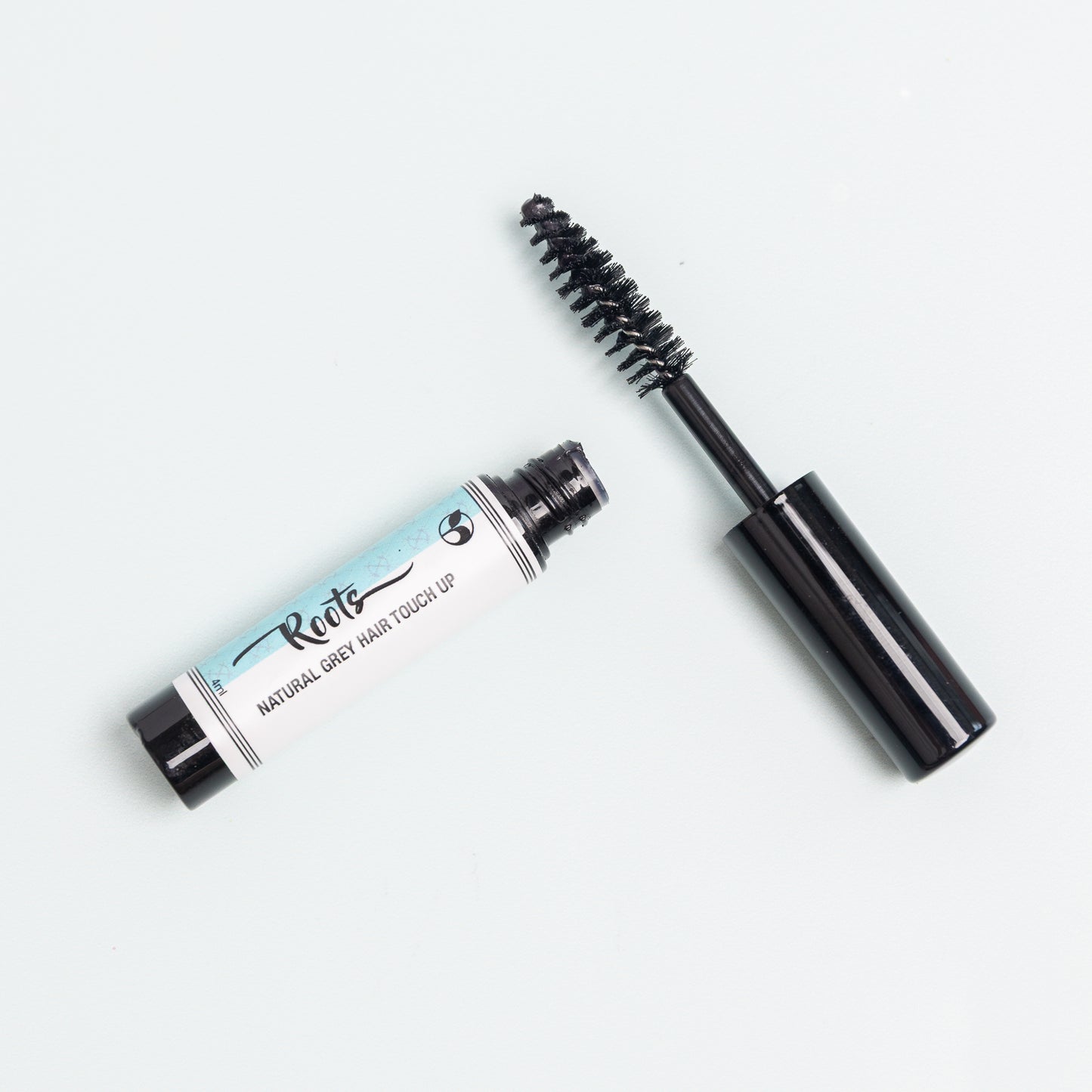 Roots Natural Gray Hair Touch-Up – Chemical-Free, Odorless, Travel-Friendly Zero Waste Dye for Dark Hair