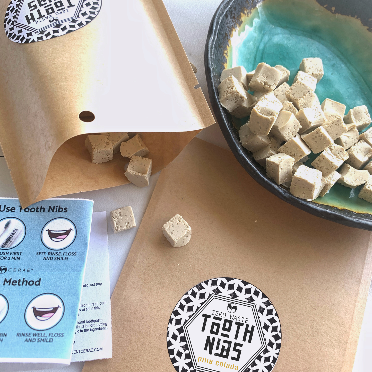 Natural & Organic Tooth Nibs – Zero Waste Packaging | Multiple Flavors