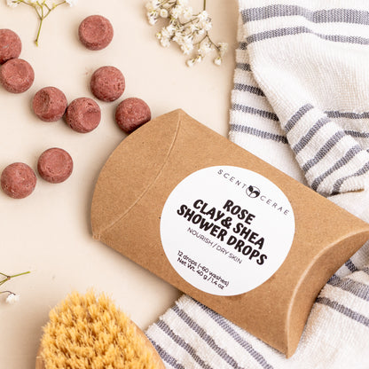 Clay & Shea Shower Drops – Zero Waste Face & Body Cleanser