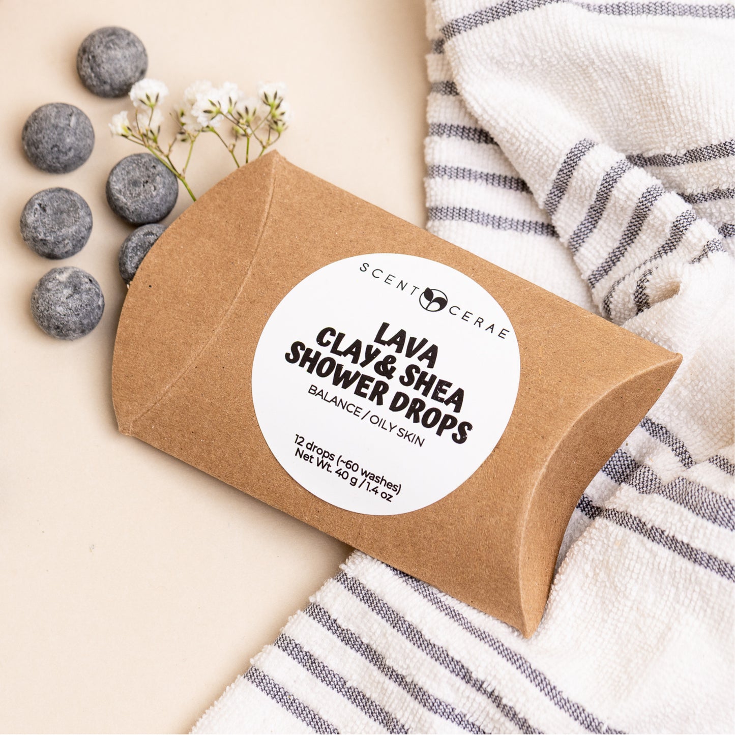 Clay & Shea Shower Drops – Zero Waste Face & Body Cleanser