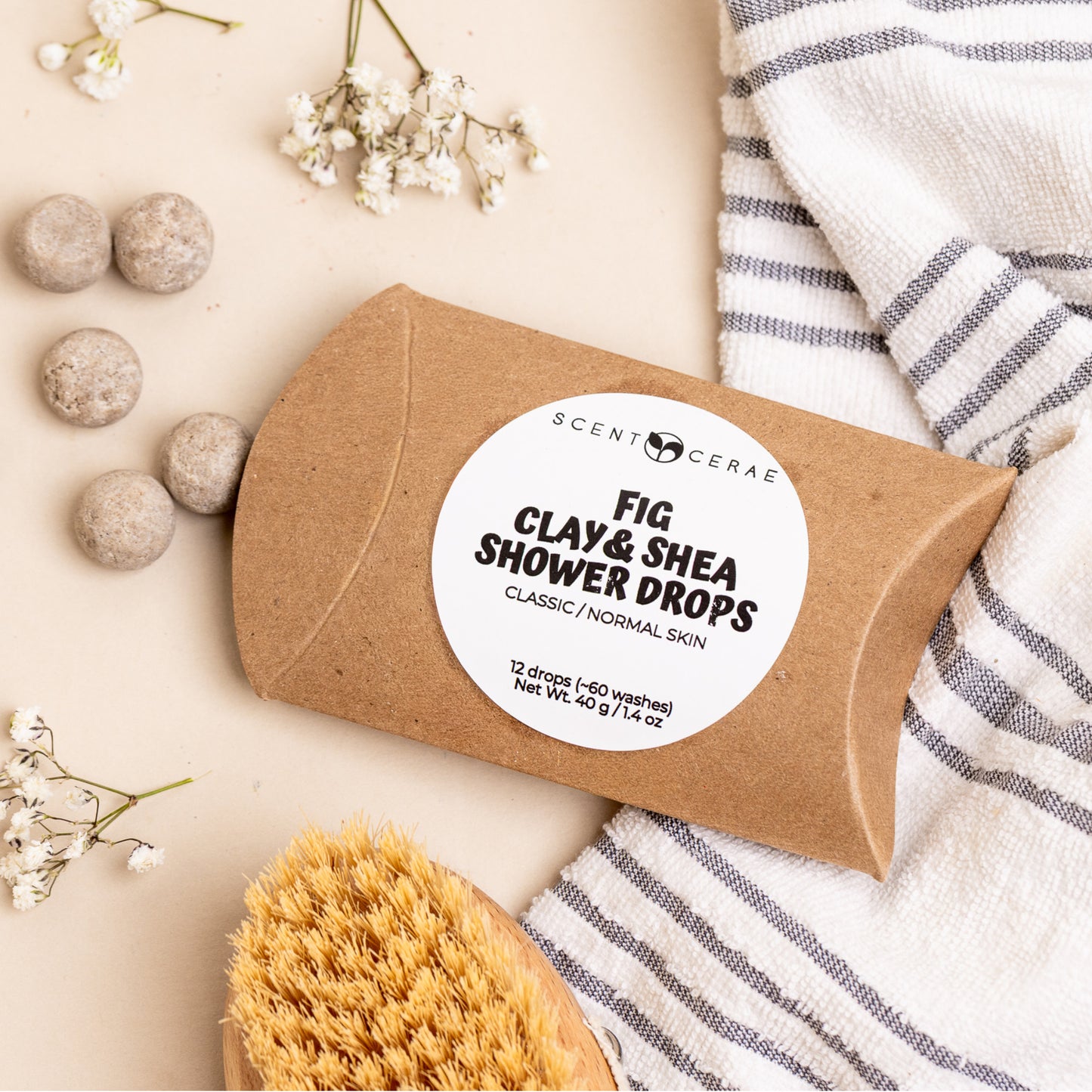 Clay & Shea Shower Drops – Zero Waste Face & Body Cleanser