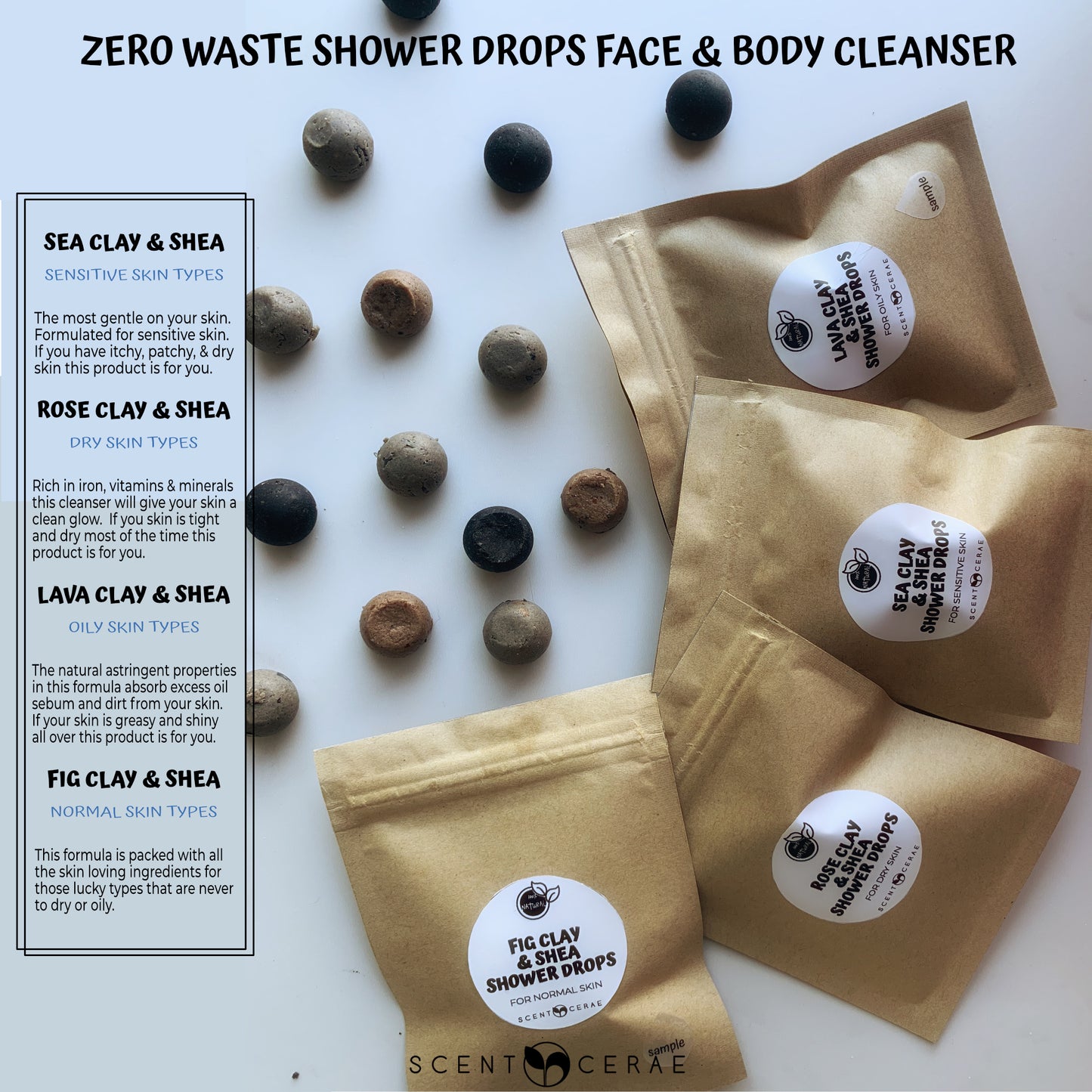 Clay & Shea Shower Drops